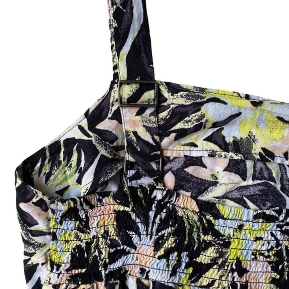 Volcom Girls Flowy Tropical Flower Dressy Tank Top L XL 10 12 14 16 - Picture 4 of 8